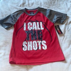 Boys dri fit I calm the shots shirt brand new with tags
